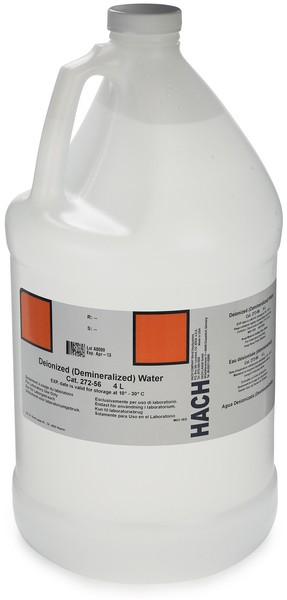 Nước, khử ion và khử khoáng, 4 L
